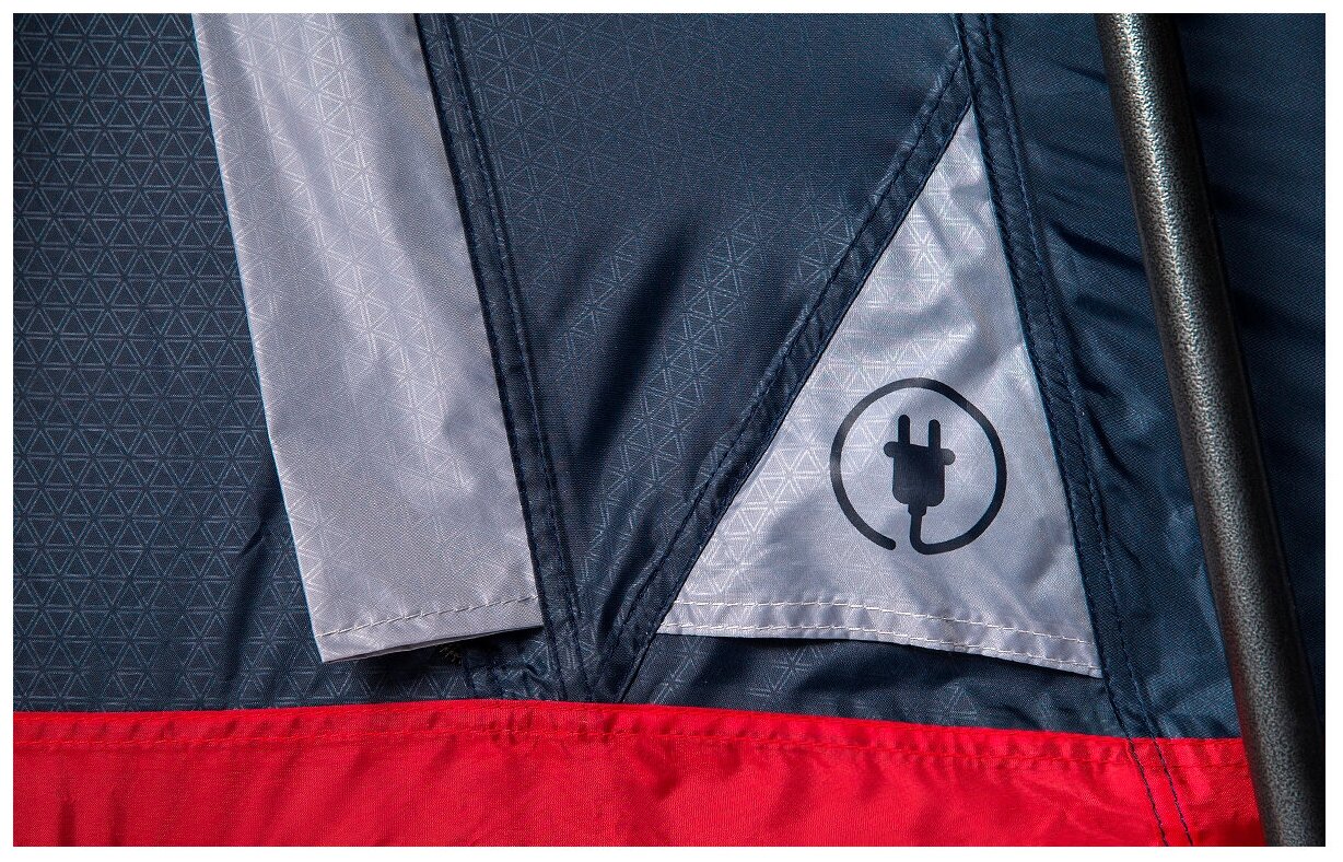 Палатка кемпинговая "Libra 4" (синий/серый)