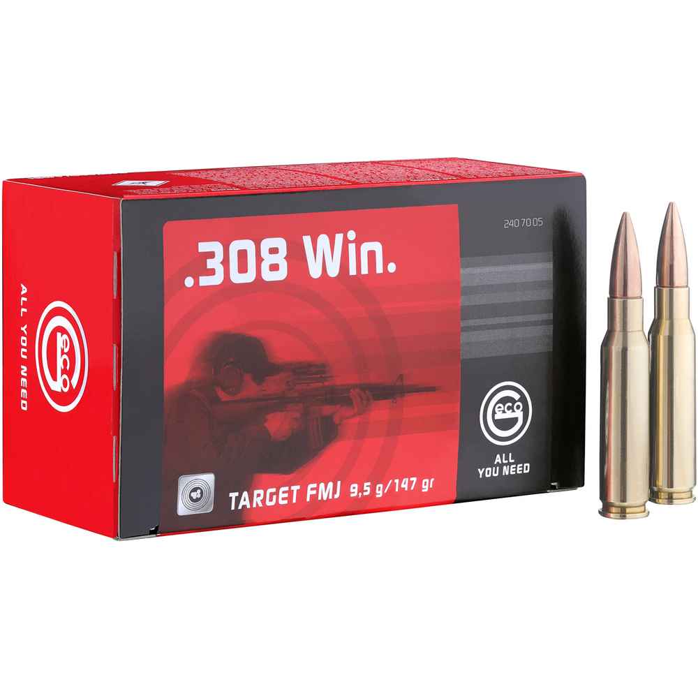 Патрон к.308Win, Geco Target (11гр.)