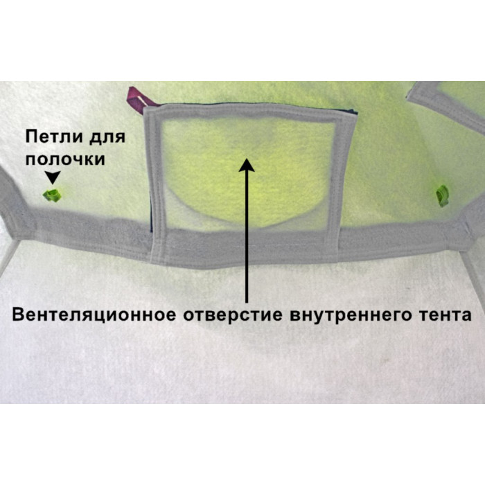Внутренний тент утепленный "Лотос3"
