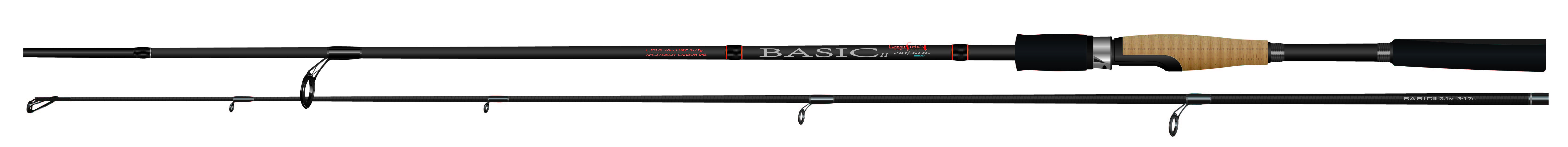 Удилище Basic II, 10-30г, 2.1м