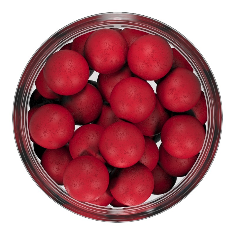 Бойлы насадочные вареные Sonik Baits 14 мм Strawberry (Клубника)