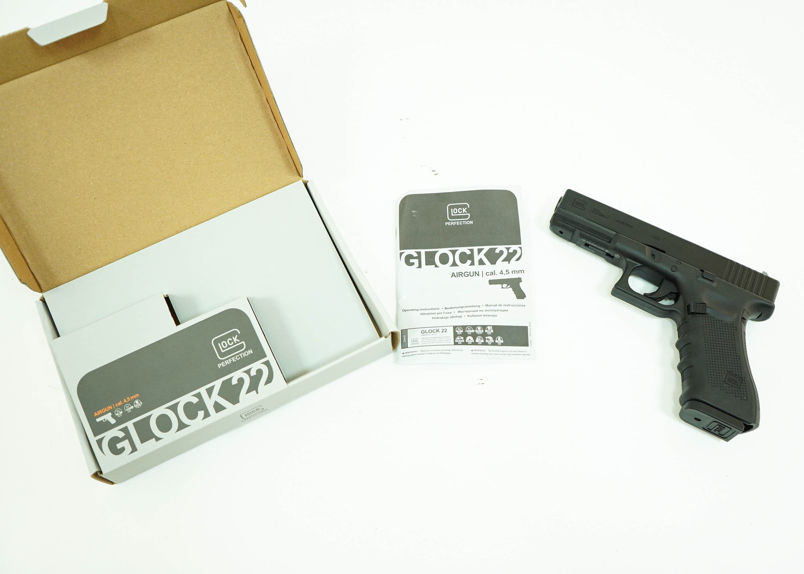 Пистолет пневматический Glock 22, к.4,5мм